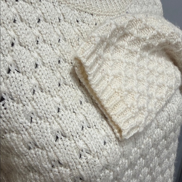 Anthropologie * Field Flower Cream Sweater * Wool & Mohair * Size Medium - Picture 7 of 12